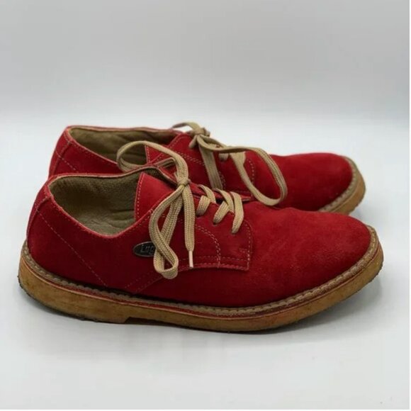 Lugz Red Leather Suede Men\'s Shoes Size 10.5 main image 6
